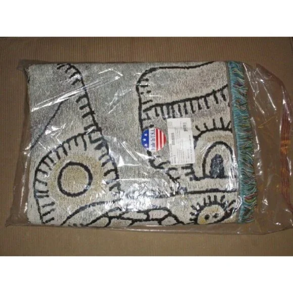 New Large Polar Bear Northwest Woven Cotton Afghan Throw Blanket Arctic Animal - Picture 5 of 5